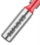 Frez palcowy dwuostrzowy długi, HM, 10 x 50 mm, trzpień 8 mm