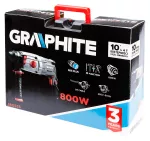 Młotowiertarka SDS+ 800W, 2.8J, walizka