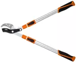 Kowadełkowy sekator do gałęzi 670 mm, zakres do 42 mm, przekładnia, teleskopowe uchwyty