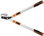Kowadełkowy sekator do gałęzi 670 mm, zakres do 42 mm, przekładnia, teleskopowe uchwyty