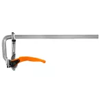 Ścisk stolarski zapadkowy 400 x 120 mm (F-clamp)