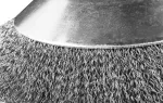 Szczotka druciana do kosy spalinowej 200 x 25,4 mm, miękka, druty falowane