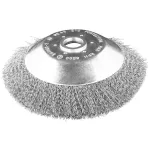 Szczotka druciana do kosy spalinowej 200 x 25,4 mm, miękka, druty falowane