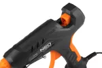Zestaw: pistolet klejowy 11 mm, 60/100W, 12 wkładów klejowych, 3 ochraniacze palców, etui