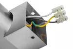 Lampa zewnętrzna pojedyncza silver