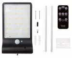 Lampa solarna uliczna + pilot SMD LED 450 lm