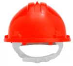 Kask ochronny atestowany, czerwony