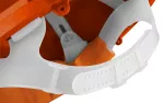 Kask ochronny atestowany, pomarańczowy