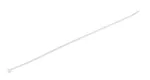 Opaski zaciskowe 4.8 x 370 mm, 75 szt., białe 01-611