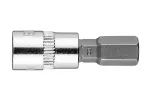 Końcówka sześciokątna H8 na nasadce 1/4", krótka, 37 mm