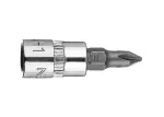 Końcówka wkrętakowa PH1 na nasadce 1/4", krótka, 37 mm