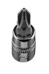 Końcówka wkrętakowa PH2 na nasadce 1/4", krótka, 37 mm