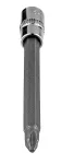 Końcówka wkrętakowa PH2 na nasadce 1/4", długa, 87 mm