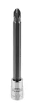 Końcówka wkrętakowa PZ3 na nasadce 1/4", długa, 87 mm