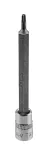 Końcówka TORX TX10 na nasadce 1/4", długa, 87 mm