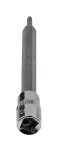 Końcówka TORX TX10 na nasadce 1/4", długa, 87 mm