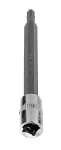 Końcówka TORX TX25 na nasadce 1/4", długa, 87 mm