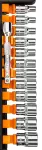 Klucze nasadowe 1/4", zestaw 14 szt.