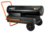 Nagrzewnica olejowa 50kW, zbiornik 50l, kółka