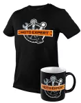 T-shirt z nadrukiem, MOTO Expert, rozmiar XXL