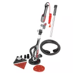Szlifierka do gipsu 710W, 225mm/215 mm, okrągła i trójkątna stopa, latarka