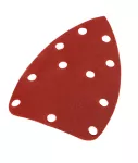Papier ścierny na rzep delta 140 x 140 x 80 mm, K240, 5 szt., z otworami