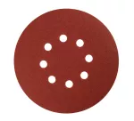 Krążki ścierne 150 mm, K120, 5 szt., z 8 otworami, 65mm