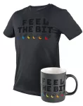 Kubek z nadrukiem FEEL THE BIT, 330ml