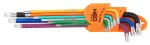 Klucze Torx T10-50, zestaw 9 szt., kolorowe