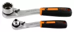 Zestaw nasadek przelotowych 1/4" + 3/8", 46 szt.