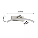 PAULMANN Oprawa ścienna MINGO LED 9.5W 510lm 415mm 3000K 230V aluminium szczotkowane
