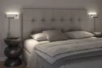 Oprawa ścienna SERRA LED DIM USB-C LEFT 650/200lm 2700K 230V biały matowy / czarny matowy