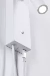 Oprawa ścienna HULDA LED DIM USB-C 2.5W 130lm 3000K 230V biały matowy / metal