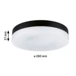 Plafoniera AMALIE LED DIM 16W 280mm 1000lm 2700K IP20 230V czarny matowy / aluminium