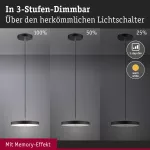 Lampa wisząca HILDOR LED DIM 22W 310mm 1600lm 2700K 230V czarny matowy/ metal