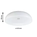 Plafoniera JARON LED DIM 26.5W 410mm 1900lm 2700K 230V biały matowy / metal