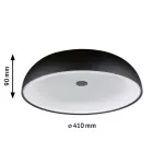 Plafoniera JARON LED DIM 26.5W 410mm 1900lm 2700K 230V czarny matowy / metal