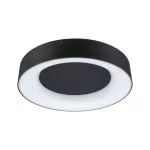 Plafoniera CASCA LED 23W 2100lm okrągła 400mm 2700/4000/6500K IP44 230V czarny matowy / tworzywo sztuczne