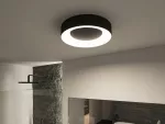 Plafoniera CASCA LED 23W 2100lm okrągła 400mm 2700/4000/6500K IP44 230V czarny matowy / tworzywo sztuczne
