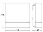 Czujnik ruchu i zmierzchu IS 180 DIGI BASIC Bluetooth MESH IP54 antracytowy