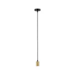 Lampa sufitowa RAVI E27 max.60W IP44 230V złoty / czarny matowy / metal