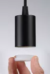Lampa sufitowa RAVI E27 max.60W IP44 230V czarny matowy / metal