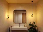 Lampa sufitowa RAVI E27 max.60W IP44 230V czarny matowy / metal