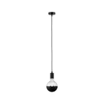 Lampa sufitowa RAVI E27 max.60W IP44 230V czarny matowy / metal