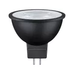 Źródło światła LED GU5.3 6W DIM 445lm 38st. 3000K 12V tworzywo sztuczne / czarny mat