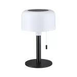 Lampka stołowa solarna BARTJA LED 3-STEP DIM USB-C 1.6W 160lm 2700K IP44 czarny / tworzywo sztuczne
