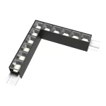 ORO-RAGGIO-BLACK-LED-L-CONNECT Oprawa hermetyczna LED