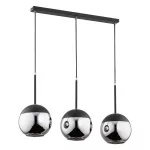 Lara 3P E27, lampa wisząca, max. 3x60W, czarna