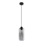 Lazio 1P E27, lampa wisząca, max. 15W, czarna