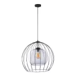 Dunia 500 1P E27, lampa wisząca, max. 15W, czarna